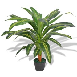 Knstlicher Drachenbaum mit Topf 90 cm Grn