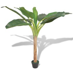 Knstlicher Bananenbaum mit Topf 150 cm Grn