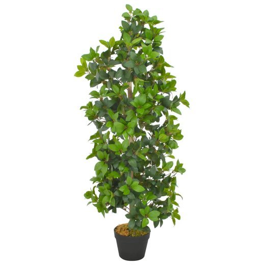 Knstliche Pflanze Lorbeerbaum mit Topf Grn 120 cm