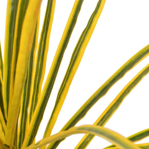 Knstliche Pflanze Dracaena mit Topf Gelb 125 cm