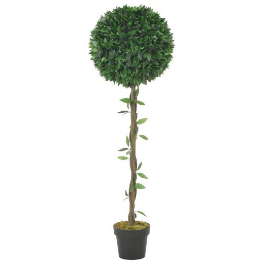 Knstliche Pflanze Lorbeerbaum mit Topf Grn 130 cm