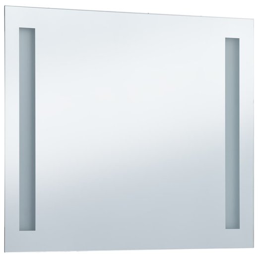 Badezimmer-Wandspiegel mit LED 80 x 60 cm