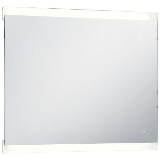 Badezimmer-Wandspiegel mit LED und Touch-Sensor 60 x 50 cm