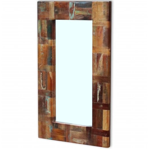 Spiegel Altholz 80x50 cm