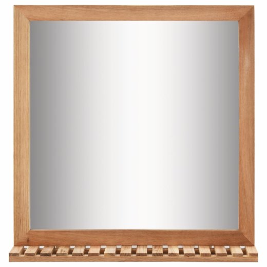 Badezimmerspiegel 601262 cm Walnuss Massivholz