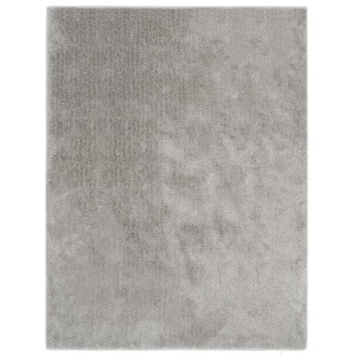 Hochflor-Teppich 160 x 230 cm Grau