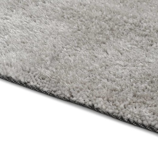 Hochflor-Teppich 160 x 230 cm Grau