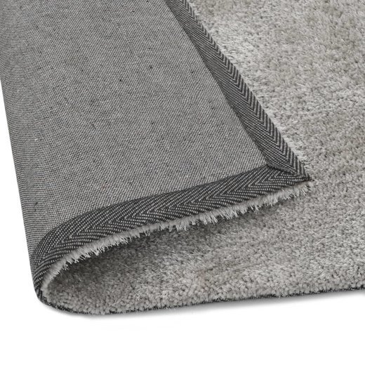 Hochflor-Teppich 160 x 230 cm Grau