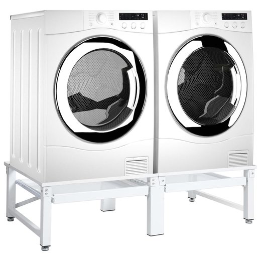 Untergestell fr Wasch- und Trockenmaschine mit Ausziehablagen