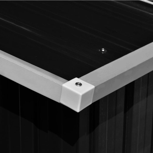 Gerteschuppen 257298178 cm Metall Anthrazit
