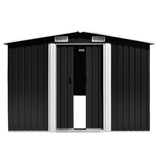 Gerteschuppen 257298178 cm Metall Anthrazit