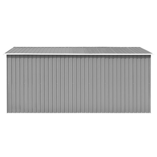 Gerteschuppen 257x392x181 cm Metall Grau