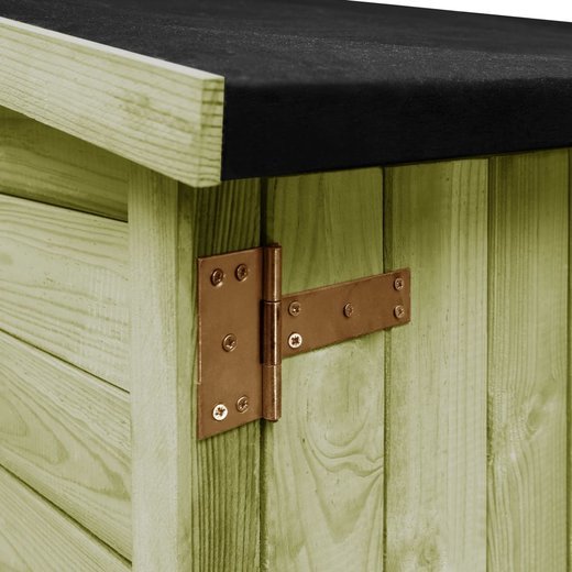 Garten-Gerteschuppen Kiefernholz Imprgniert 182x76x175 cm