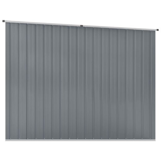 Gertehaus Grau 195x198x159 cm Verzinkter Stahl