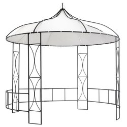 Pavillon 300 x 290 cm Wei Rund