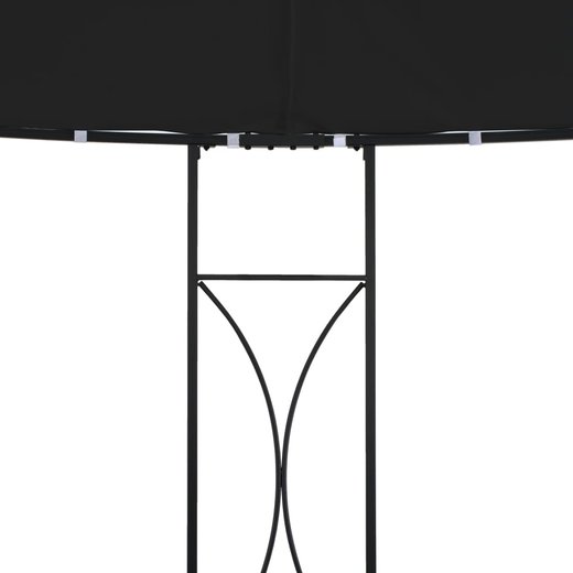 Pavillon 300 x 290 cm Anthrazit Rund