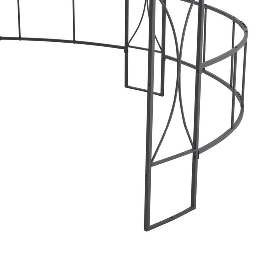 Pavillon 300 x 290 cm Anthrazit Rund