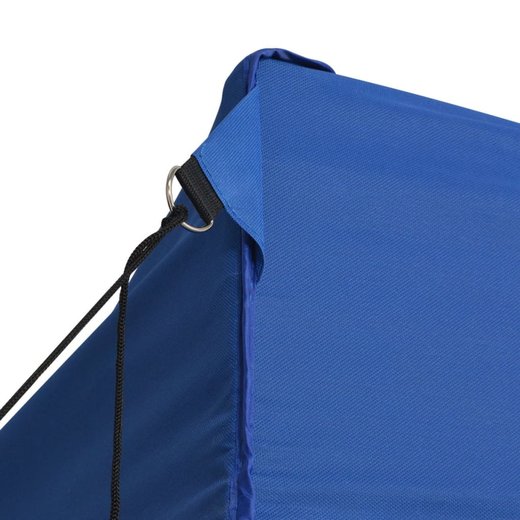 Profi-Partyzelt Faltbar mit 4 Seitenwnden 36m Stahl Blau