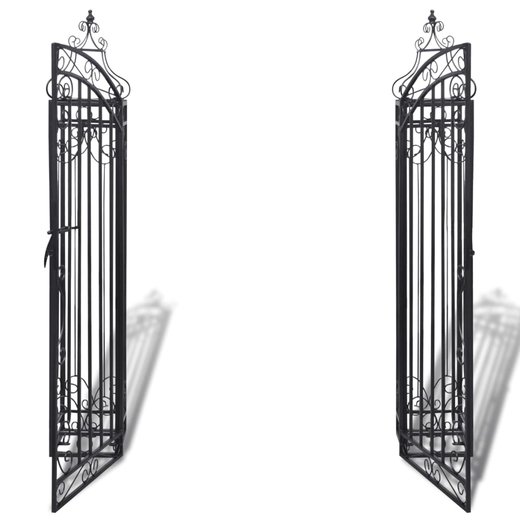 Zierendes Gartentor Schmiedeeisen 12220,5134 cm