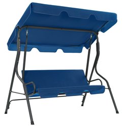 Hollywoodschaukel Dunkelblau 170110153 cm Stoff