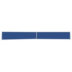 Ausziehbare Seitenmarkise 170x1200 cm Blau