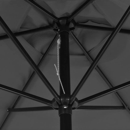 Sonnenschirm mit Metall-Mast 300 cm Anthrazit