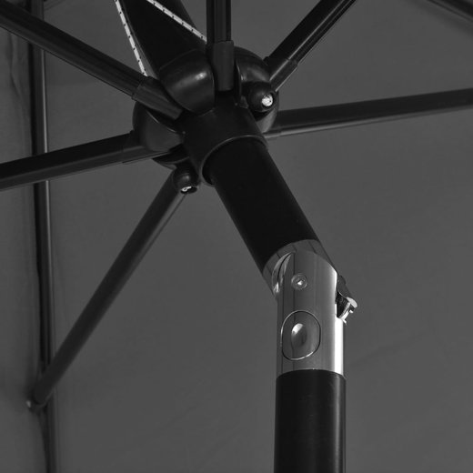 Sonnenschirm mit Metall-Mast 300 cm Anthrazit