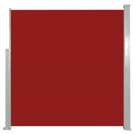 Ausziehbare Seitenmarkise 140 x 300 cm Rot