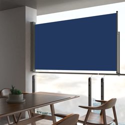Ausziehbare Seitenmarkise 160x300 cm Blau