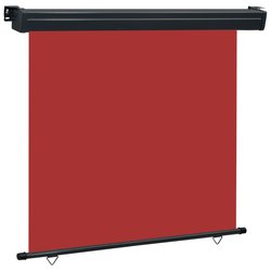 Balkon-Seitenmarkise 170  250 cm Rot
