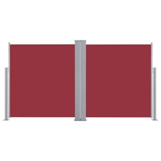 Ausziehbare Seitenmarkise Rot 100 x 600 cm