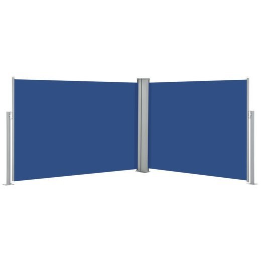 Ausziehbare Seitenmarkise Blau 100 x 1000 cm