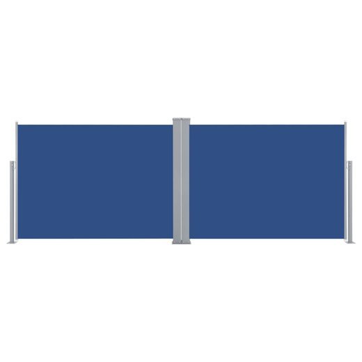 Ausziehbare Seitenmarkise Blau 100 x 1000 cm