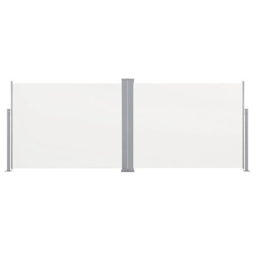 Ausziehbare Seitenmarkise Creme 140 x 1000 cm