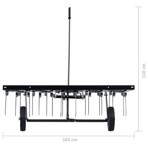 Vertikutierer fr Aufsitzmher 100 cm