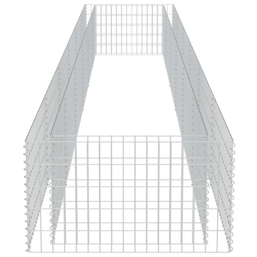 Gabionen-Hochbeet Verzinkter Stahl 5409050 cm