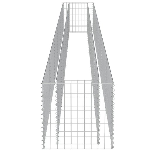 Gabionen-Hochbeet Verzinkter Stahl 5405050 cm