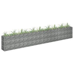 Gabionen-Hochbeet Verzinkter Stahl 3603060 cm