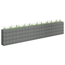 Gabionen-Hochbeet Verzinkter Stahl 4503090 cm