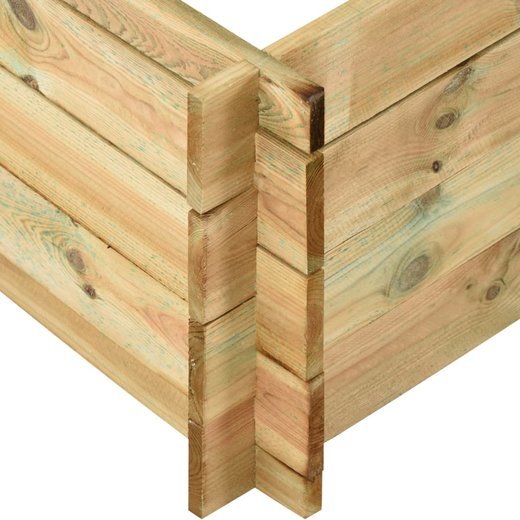 Hochbeet 150x100x40 cm Imprgniertes Holz