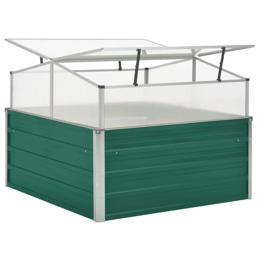 Gewchshaus Grn 100x100x77 cm Verzinkter Stahl