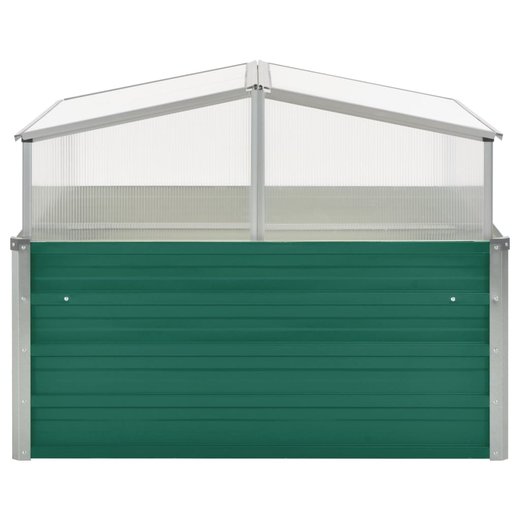 Gewchshaus Grn 100x100x77 cm Verzinkter Stahl