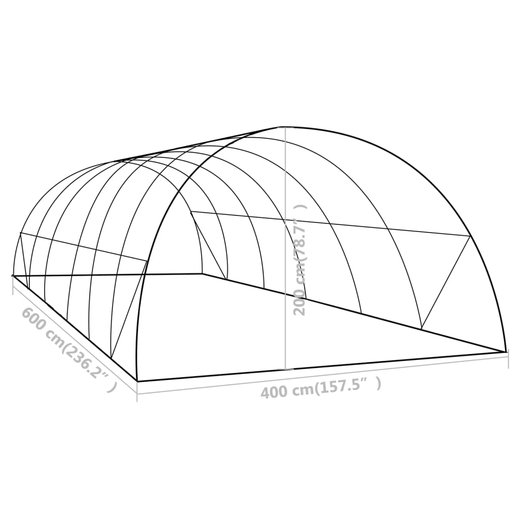 Gewchshaus 24 m 642 m