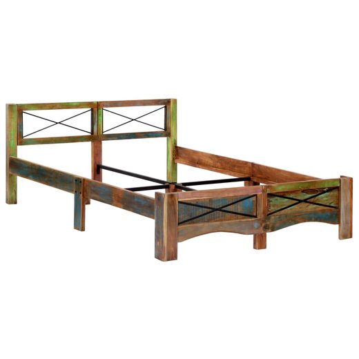 Bettgestell Altholz Massiv 140x200 cm
