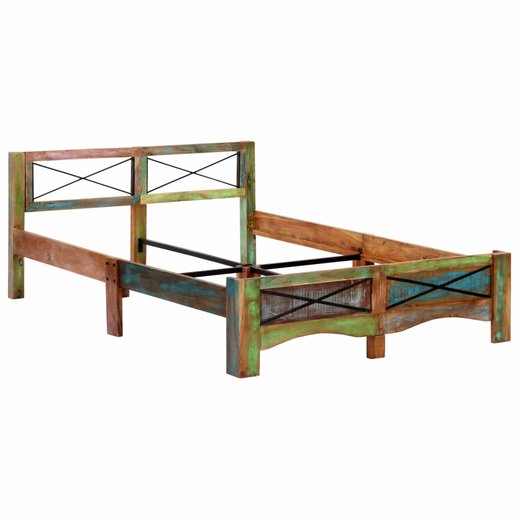 Bettgestell Altholz Massiv 140x200 cm