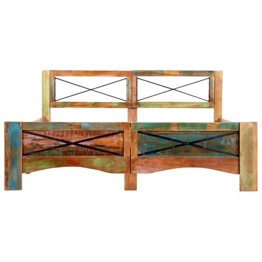 Bettgestell Altholz Massiv 140x200 cm