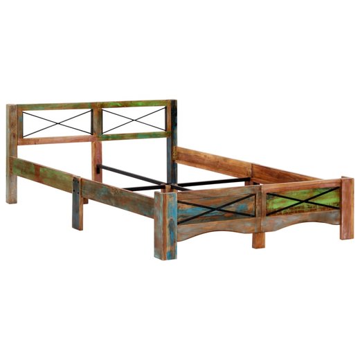 Bettgestell Altholz Massiv 140x200 cm