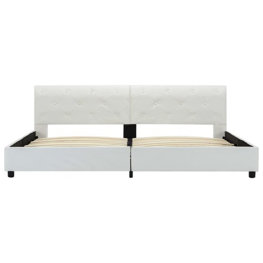 Bettgestell Wei Kunstleder 180200 cm