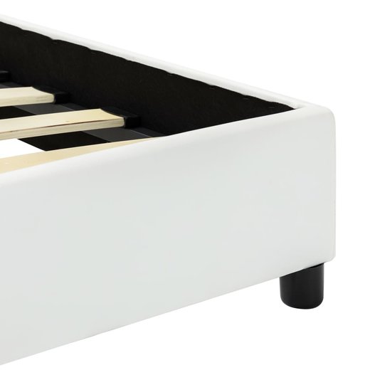 Bettgestell Wei Kunstleder 180200 cm