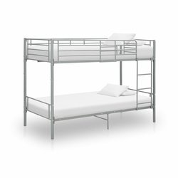 Etagenbett Grau Metall 90200 cm